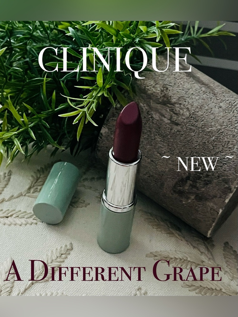 Clinique “A Different Grape ” Lipstick - Full Size 
~New~